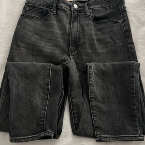 Charcoal curvy tru skinny jean super high rise